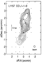 L1157 CO map