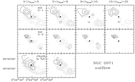 SiO maps of NGC2071