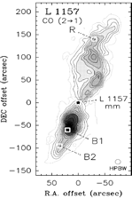 CO map of L1157