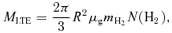 co to gas mass