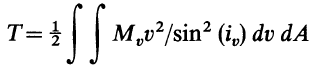 kinetic energy of outflow