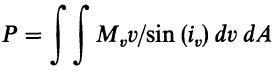 momentum of outflow