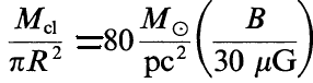 critical column density