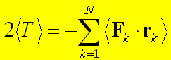 Virial theorem