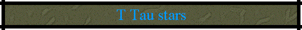 T Tau stars